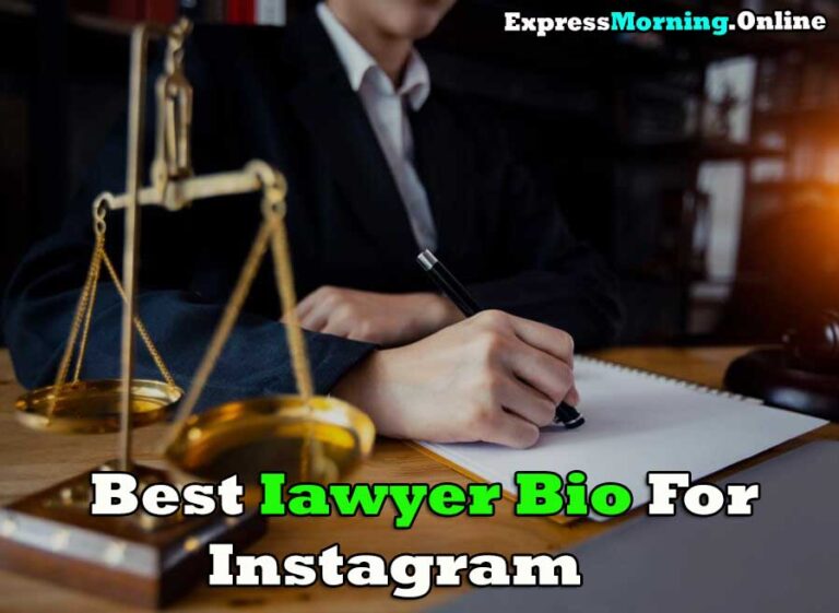 Best Iawyer Bio For Instagram, Instagram Bios For Advocate & Attorneys