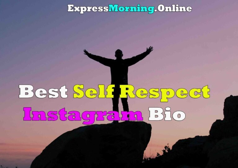 self respect quotes for instagram bio, self confidence instagram bio